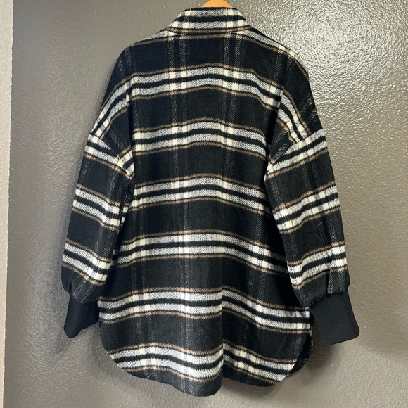 Steve Madden Plaid Coat - Picture 2 of 6